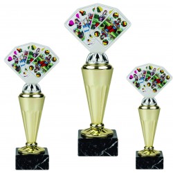 Pokal ACRYL kartanje /snops  ABTM27 C 20 cm