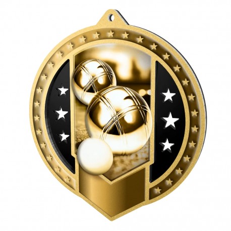 Medalja tenis MDMAR03M20 zlata  ¤70mm