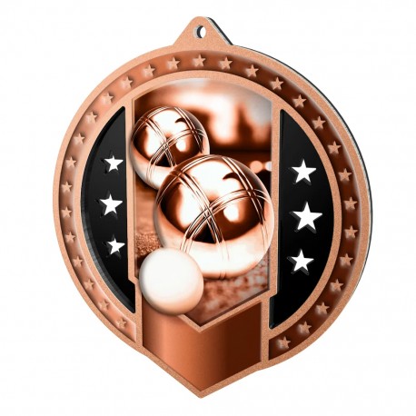 Medalja balinanje/petanka srebrna  ¤70mm